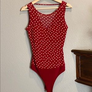 Heart bodysuit